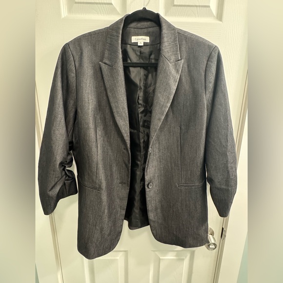 Calvin Klein Jackets & Blazers - Calvin Klein Charcoal Jacket